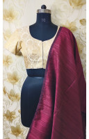 Golden Silk Brocade Designer Blouse (KRBL779)