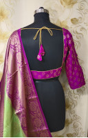 Square Neck Rani Brocade Designer Blouse (KRBL830)