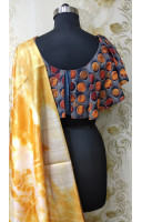 Frill Pattern Silk Designer Blouse (KRBL828)