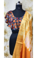 Frill Pattern Silk Designer Blouse (KRBL828)