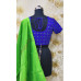 All Over Gujrati Mirror Worked Blue Designer Blouse (KRBL887)
