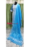 Pure Handloom Linen By Linen Dupatta(7NHJ2)