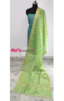 Pure Handloom Cotton Silk Banarasi Weaving Work Dupatta(3OE02)