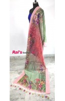 Handloom Linen By Linen Digital Print Dupatta(30OCE01)