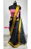 Pure Handloom With Double Weaving Bordar(15A3)