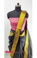 Pure Handloom With Double Weaving Bordar(15A3)