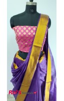 Pure Handloom With Double Weaving Bordar(15A5)