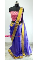 Pure Handloom With Double Weaving Bordar(15A18)