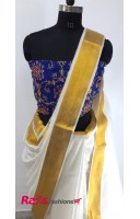 Pure Handloom With Double Weaving Bordar(15A4)