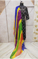 Multicolor Stripes Design Chiffon Dupatta (KR666) Multicolor Stripes Design Chiffon Dupatta (KR666)