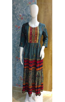 All Over Printed With Beads Work Long Gown (KR1898)
