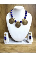 Silk Balls With Golden Oxydize Charms Combine Handcrafted Jewellery For Women (MA21J15) Silk Balls With Golden Oxydize Charms Combine Handcrafted Jewellery For Women (MA21J15)