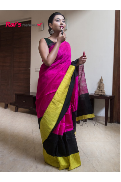 Exclusive Trendy Handweaving Matka Silk Saree (RAI200521)