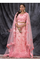 All Over Embroidery And Sequin Worked Designer Lehenga (KR1444)