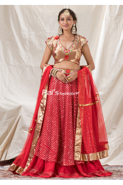 Sequence And Embroidery Work Designer Lehenga (KR1459)