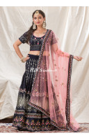 All Over Sequence And Embroidery Work Designer Lehenga (KR1473)